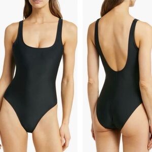 Good American One‎ Piece Modern Swimsuit, Black